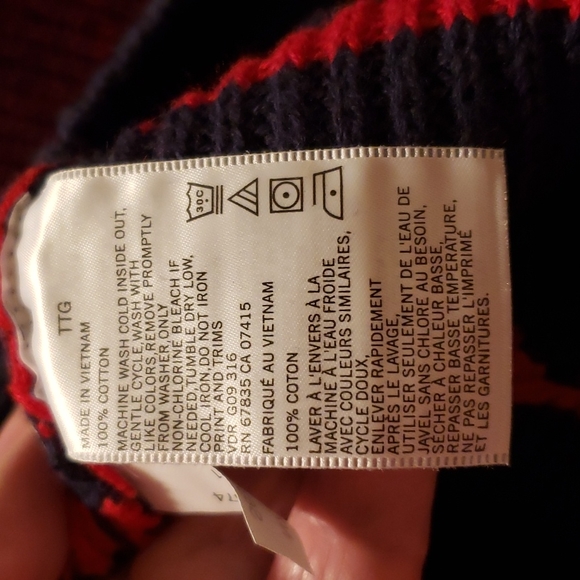 Nautica red and black sweater - Picture 4 of 6